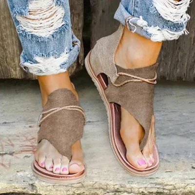 Retro Leather Sandals